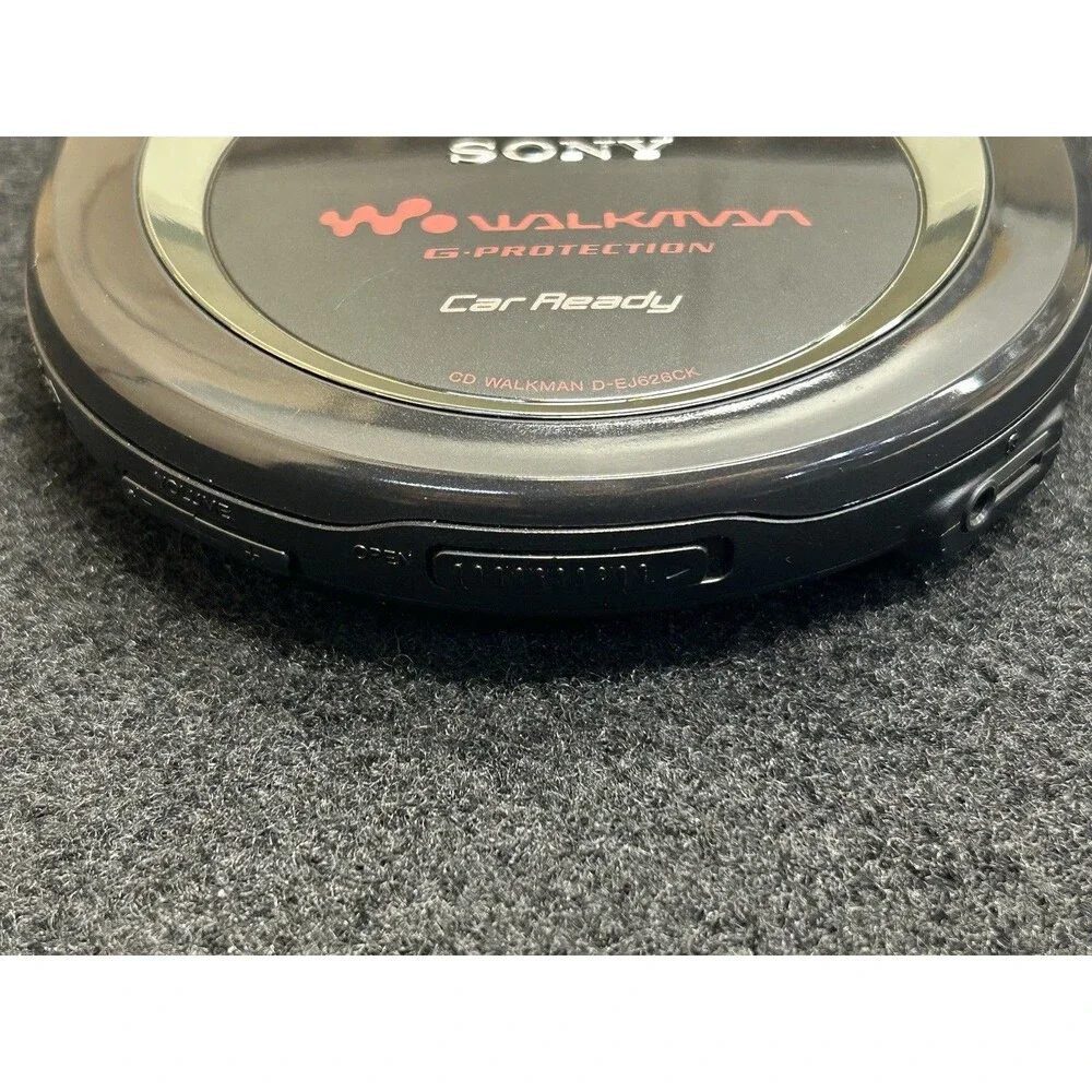 SONY WALKMAN PERSONAL CD PLAYER MODEL D-EJ626CK G PROTECTION CAR READY B-17